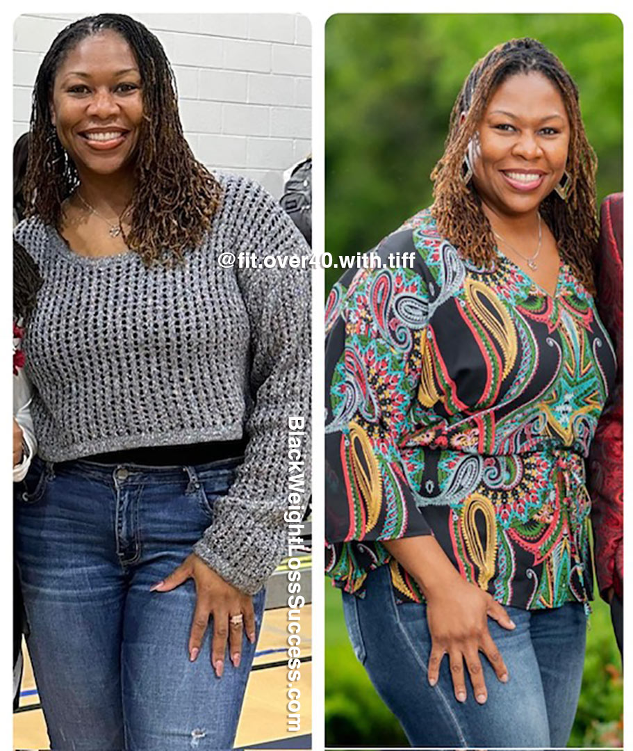 Tiffiney before and after weight loss