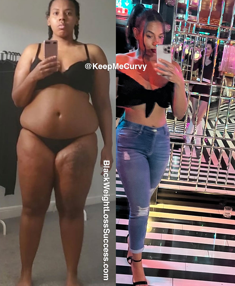 Carrissa before and after weight loss