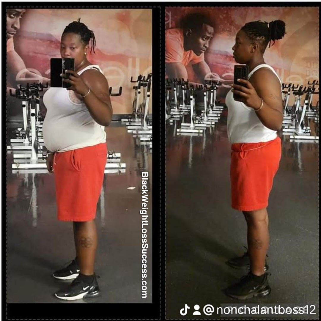 Shaniece before and after weight loss