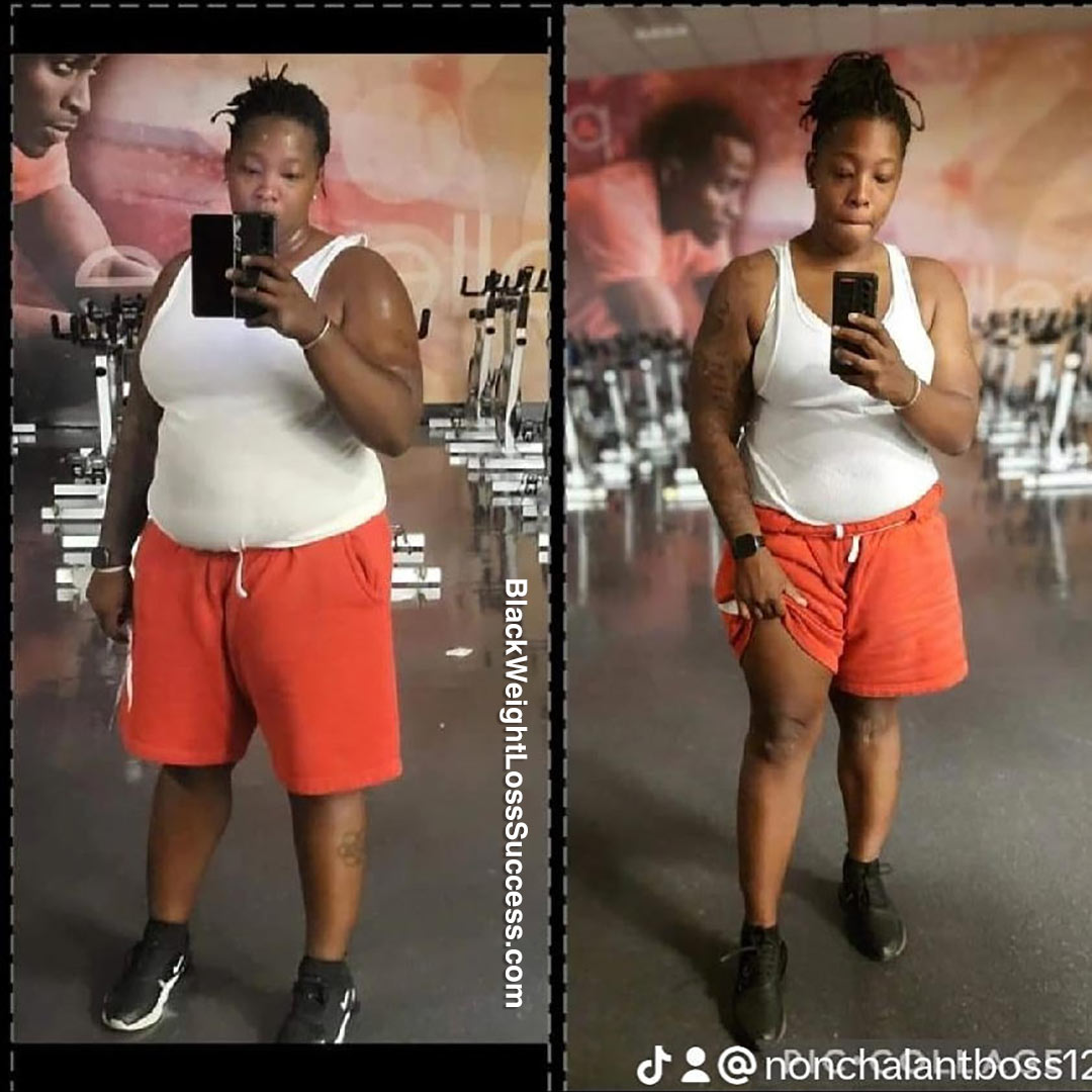 Shaniece before and after weight loss