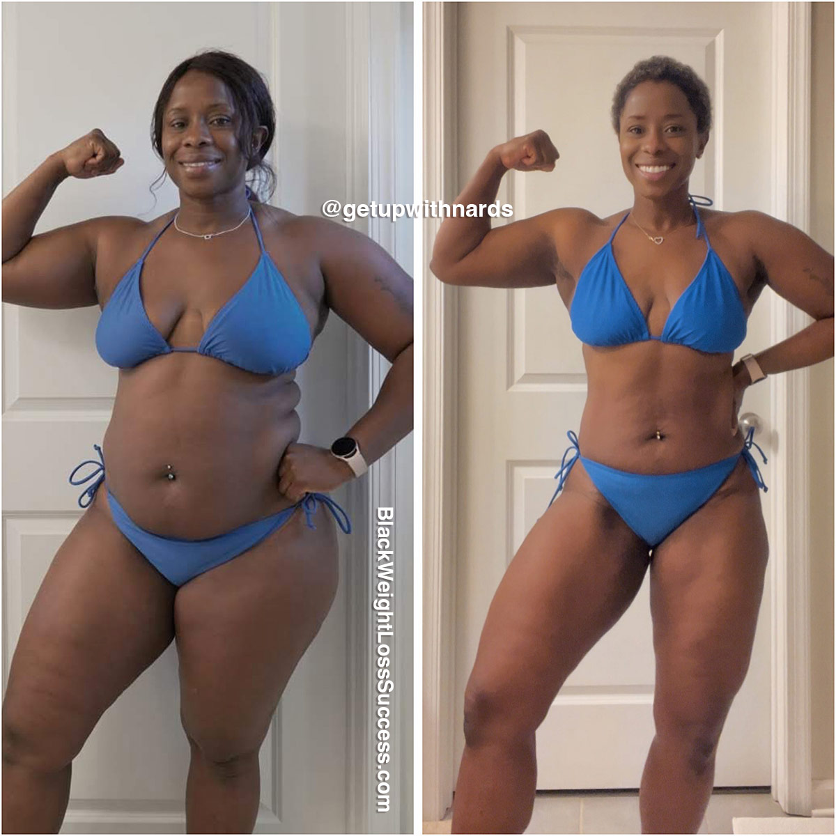 Nardia lost 43 pounds | Black Weight Loss Success