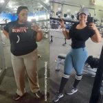 Danielle before and after weight loss