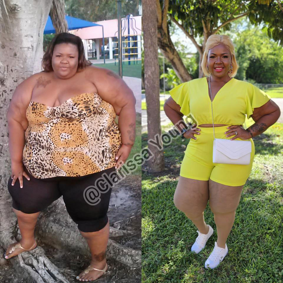 Clarissa lost lover 268 pounds