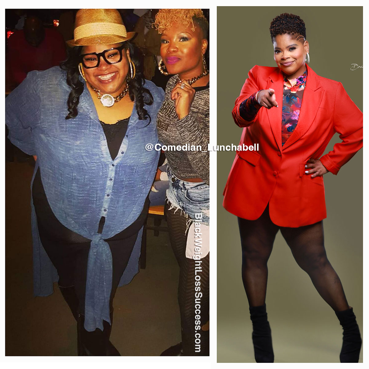 Dominique lost 86 pounds | Black Weight Loss Success