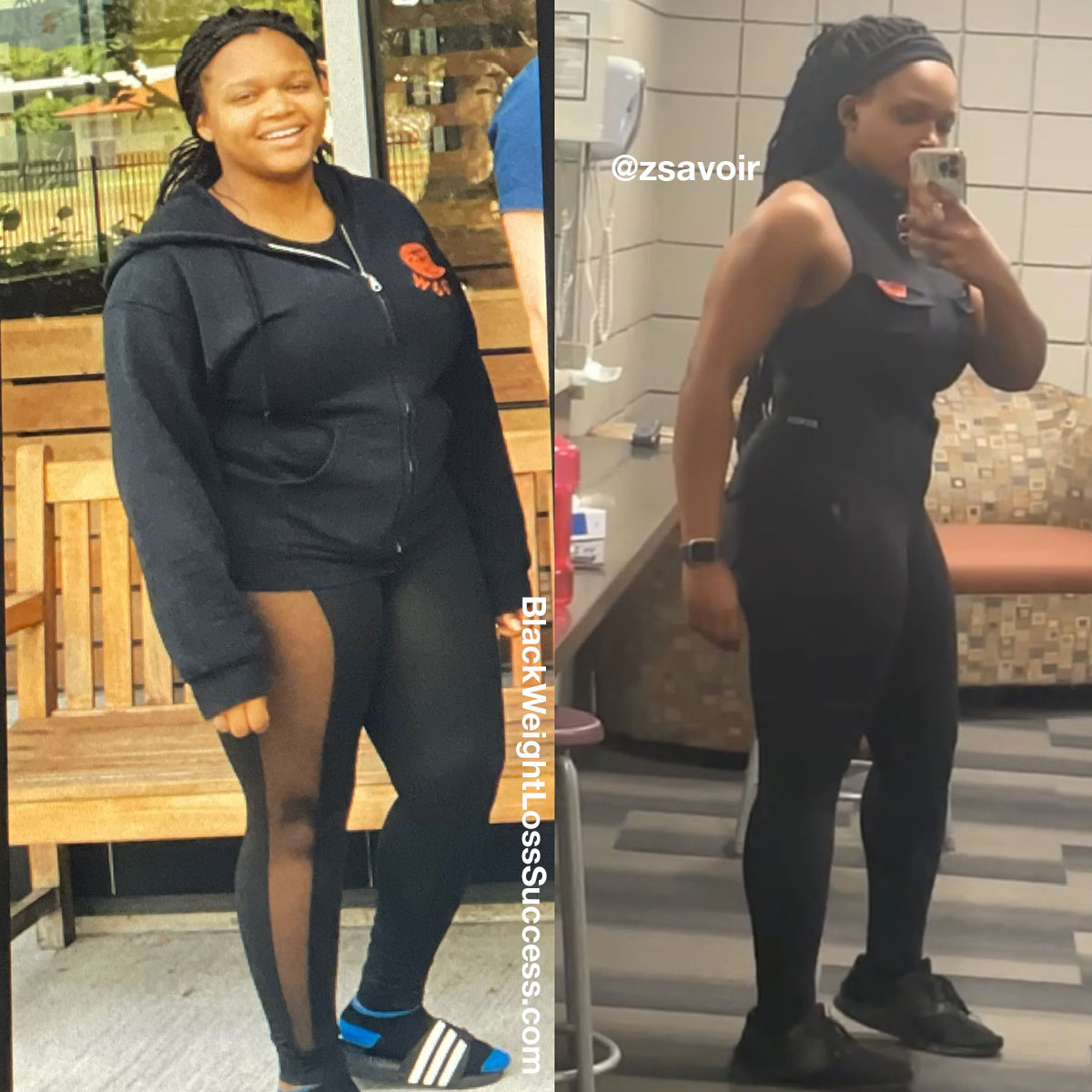 Zsavior misplaced 68 kilos | Black Weight Loss Success